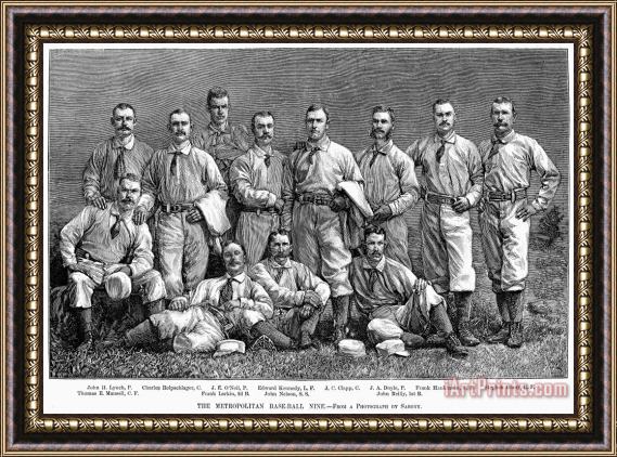 Others New York Baseball Team Framed Print