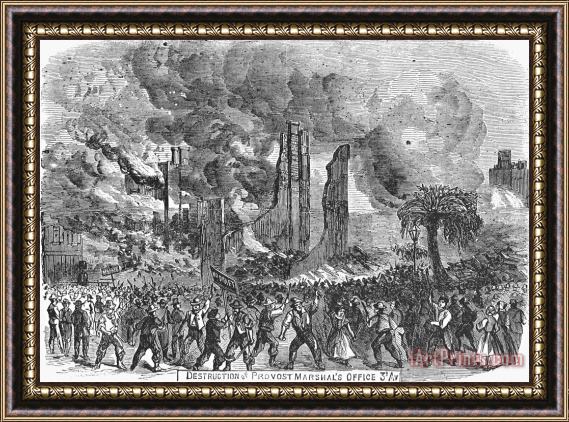 Others New York: Draft Riots, 1863 Framed Print