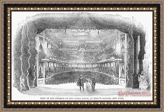Others New York: Opera House Framed Print
