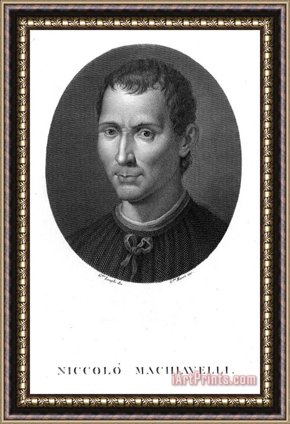 Others Niccolo Machiavelli Framed Painting
