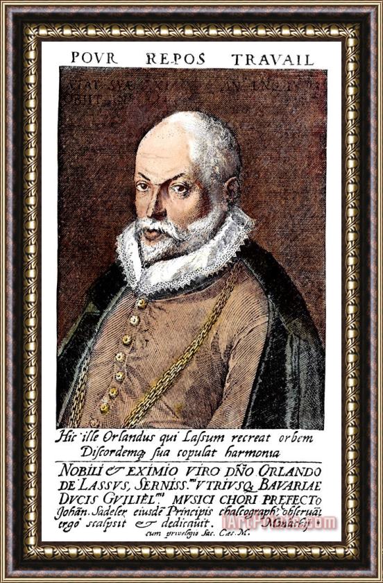 Others ORLANDO di LASSO (1532-1594) Framed Print
