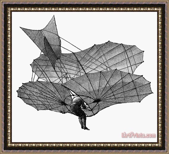 Others Otto Lilienthal (1848-1896) Framed Painting