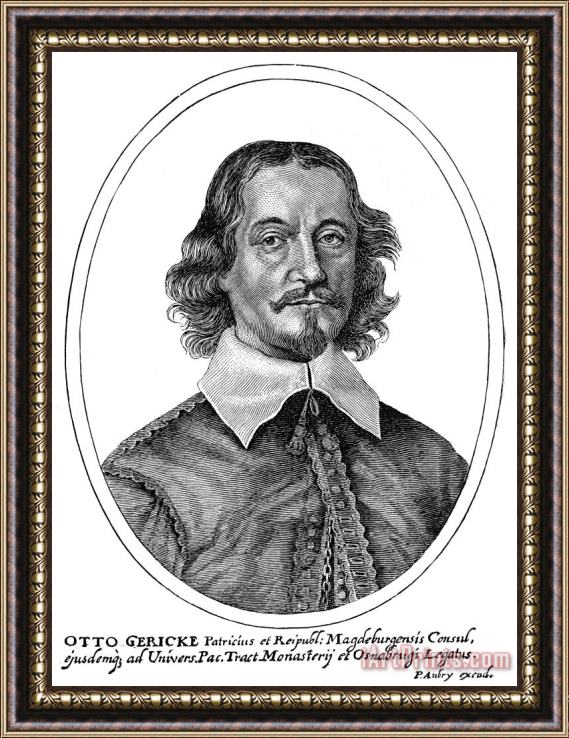 Others OTTO von GUERICKE (1602-1686) Framed Print