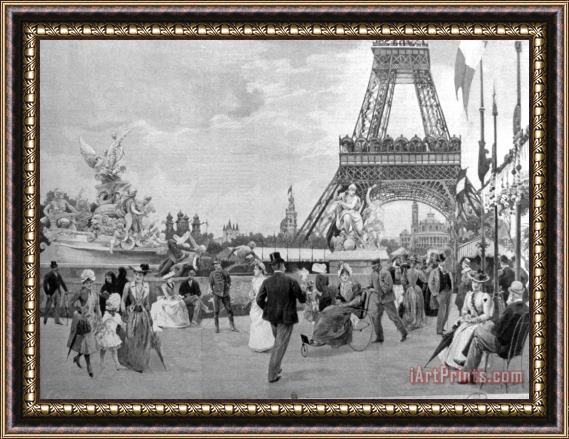 Others Paris: Eiffel Tower, 1889 Framed Painting