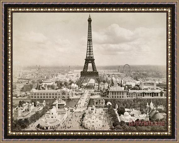 Others Paris: Eiffel Tower, 1900 Framed Painting