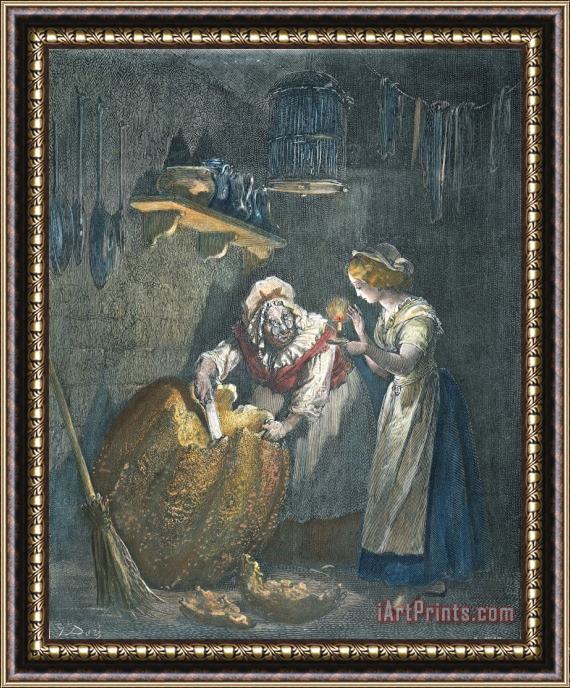 Others Perrault: Cinderella, 1867 Framed Painting