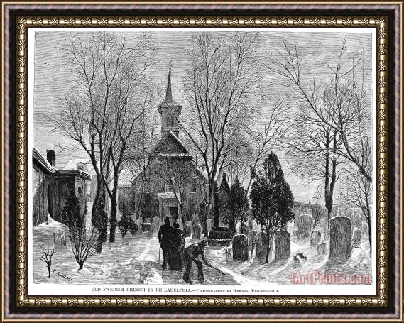 Others Philadelphia: Winter, 1873 Framed Print