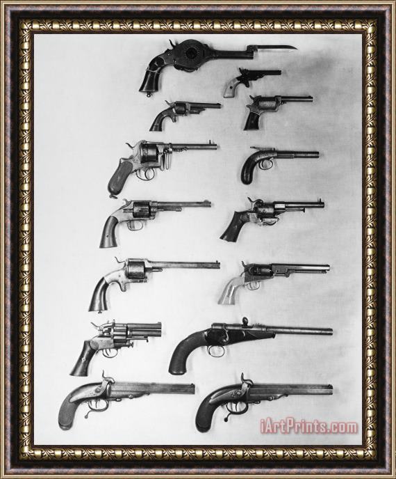Others Pistols And Revolvers Framed Print