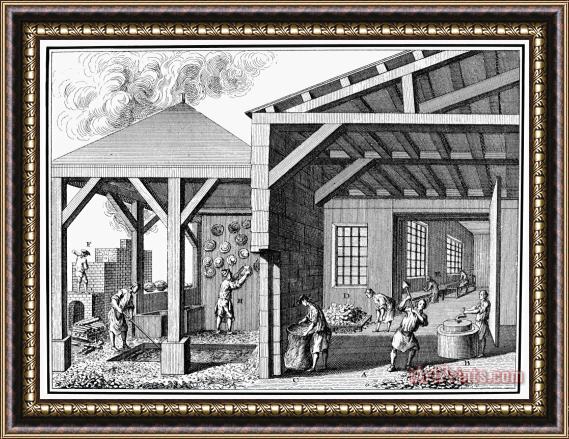 Others POTTERY, 18th CENTURY Framed Print