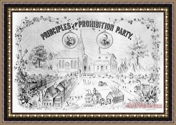 Others Presidential Campaign, 1888 Framed Print