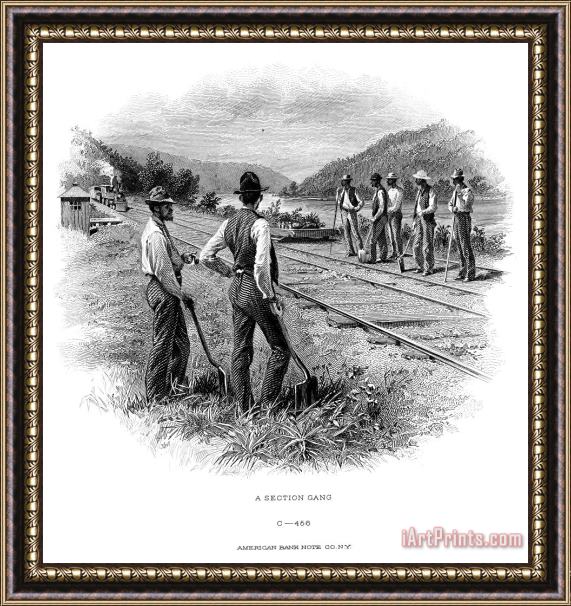 Others Railroad Construction Framed Print