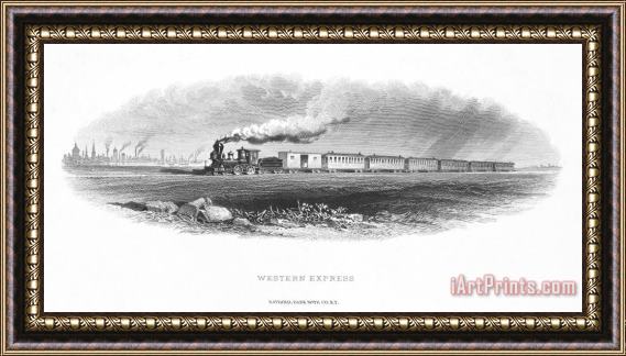 Others Railroad Locomotive, 1870 Framed Print