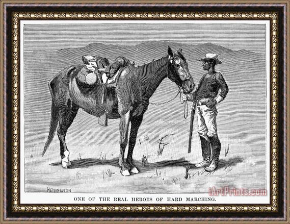 Others REMINGTON: 10th CAVALRY Framed Painting