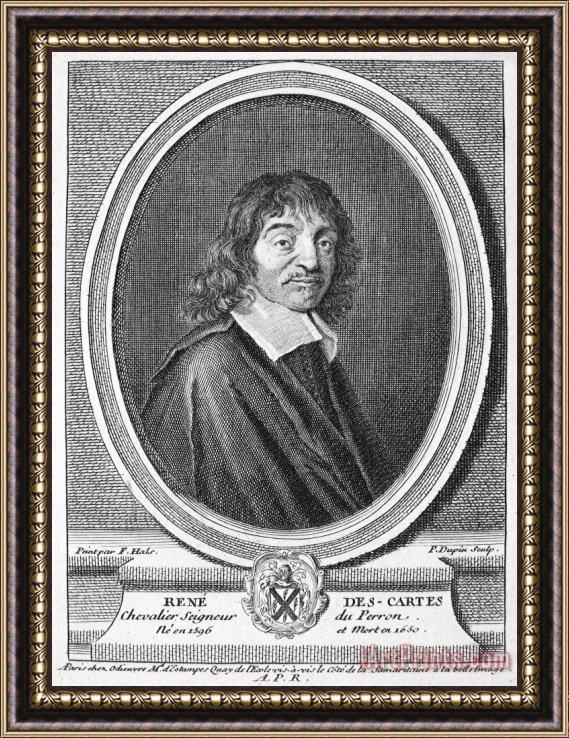 Others Rene Descartes (1596-1650) Framed Print