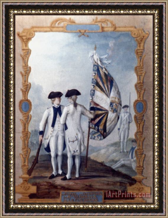 Others Revolutionary War, 1780 Framed Print