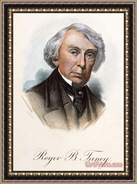 Others Roger B. Taney (1777-1864) Framed Painting