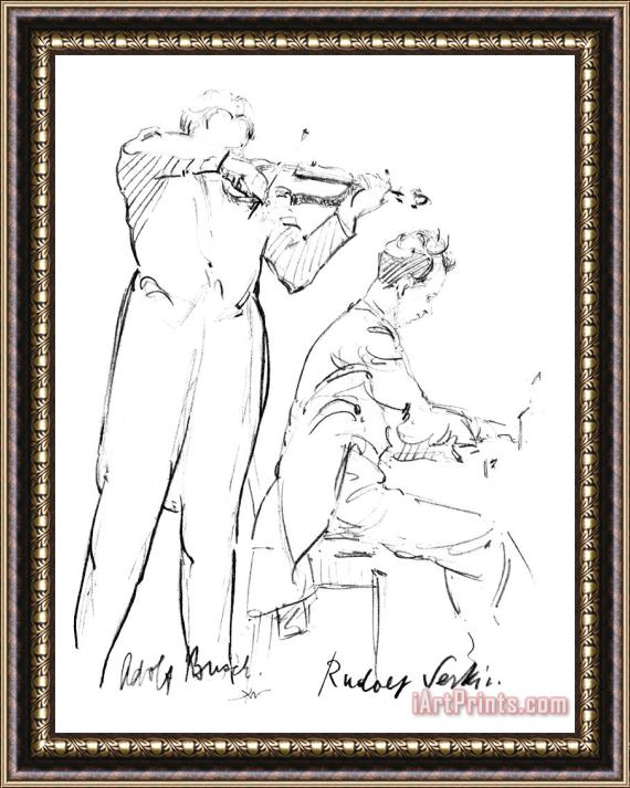 Others Rudolf Serkin (1903-1991) Framed Print