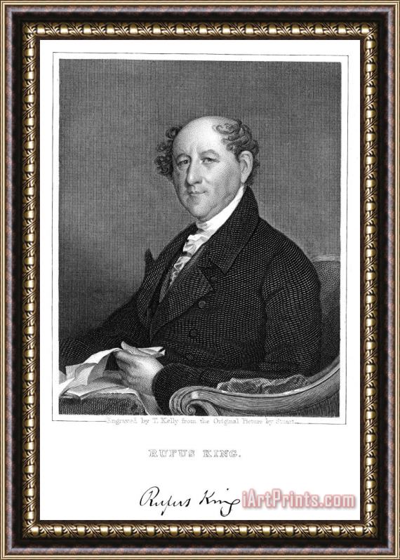Others Rufus King (1755-1827) Framed Painting