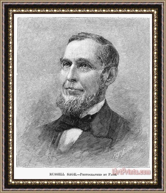 Others Russell Sage (1816-1906) Framed Print