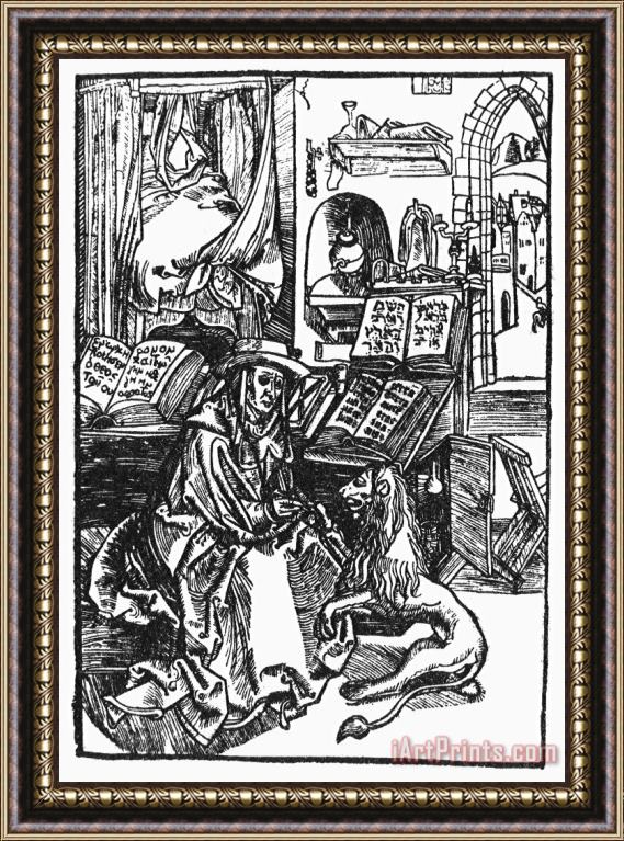 Others Saint Jerome (340-420) Framed Painting