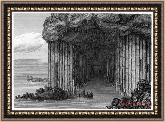 Others Scotland: Fingals Cave Framed Painting