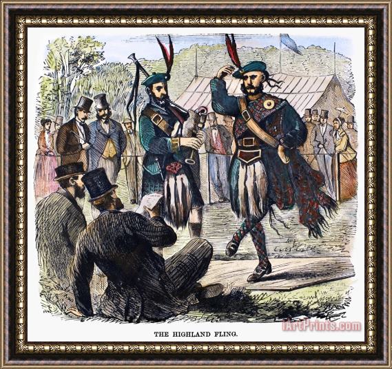 Others Scottish Games, 1867 Framed Painting