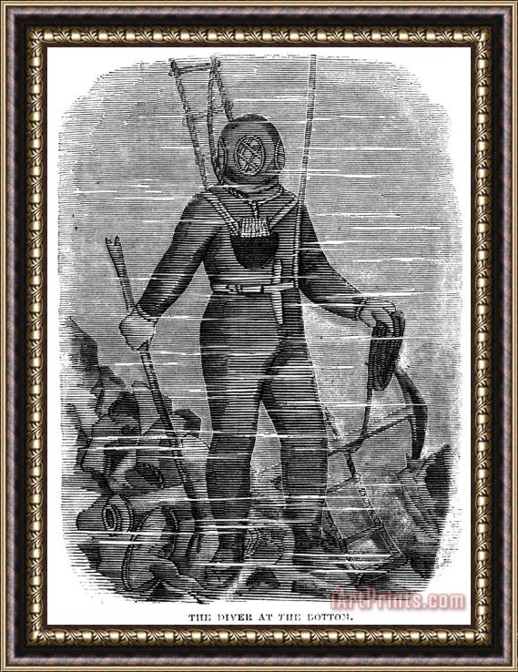 Others Sevastopol: Diver, 1858 Framed Print