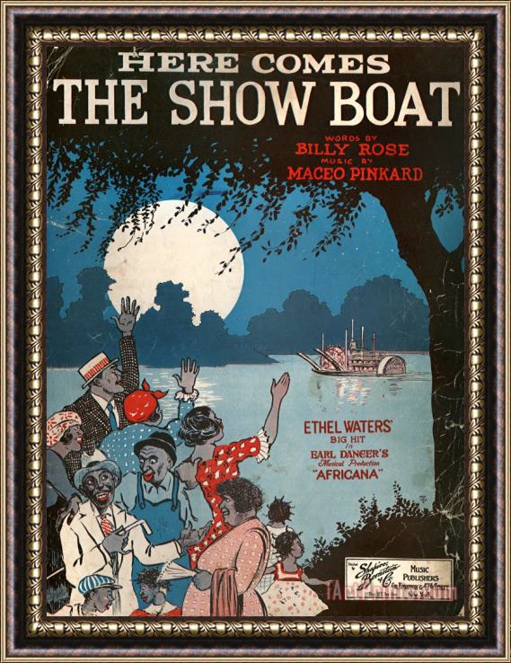 Others Sheet Music Cover, 1927 Framed Painting