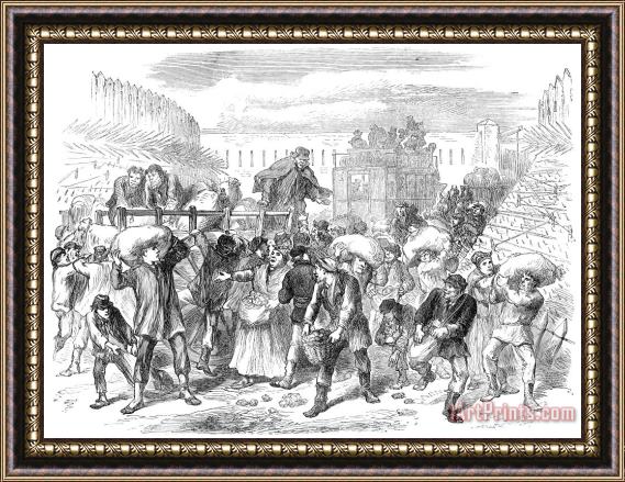 Others Siege Of Paris, 1871 Framed Painting
