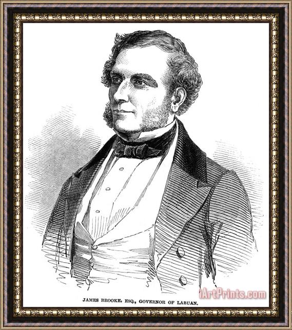 Others Sir James Brooke (1803-1868) Framed Print