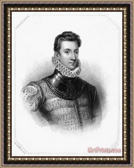 Others Sir Philip Sidney (1554-1586) Framed Painting
