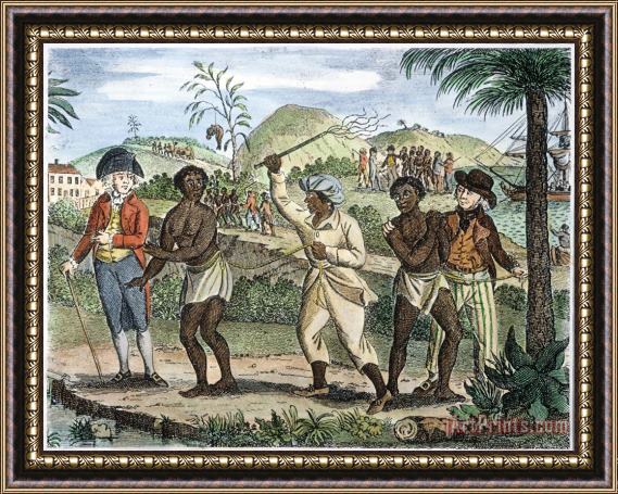 Others Slavery: West Indies Framed Print