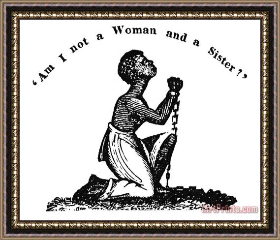 Others Slavery: Woman, 1832 Framed Painting