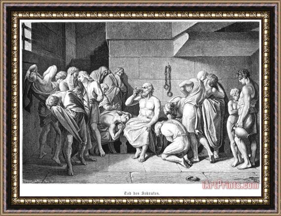 Others Socrates (470?-399 B.c.) Framed Print