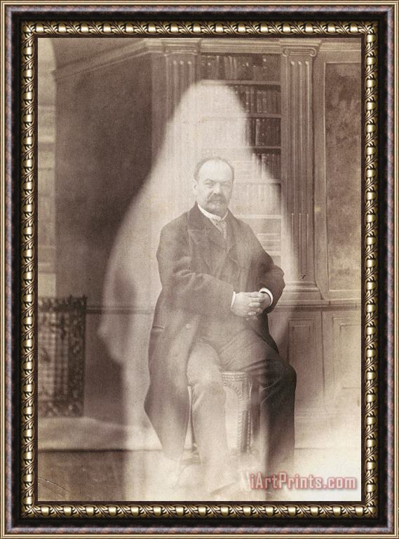 Others SPIRIT PHOTOGRAPH, c1896 Framed Print