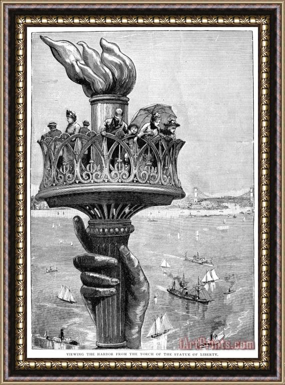 Others Statue Of Liberty: Torch Framed Print