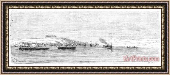 Others Suez Canal Construction Framed Print