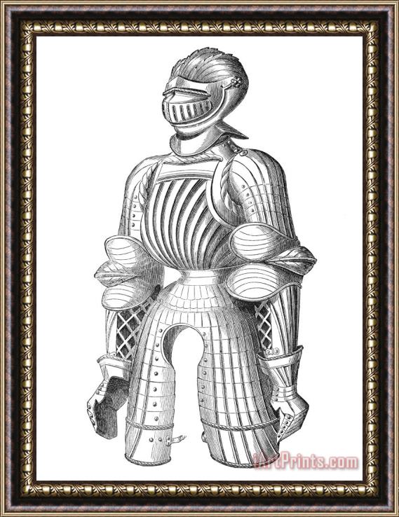 Others Suit Of Armor Framed Painting
