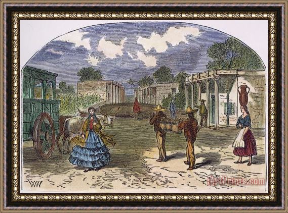 Others TEXAS: EL PASO, 1860s Framed Print