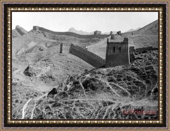 Others The Great Wall Of China Framed Painting