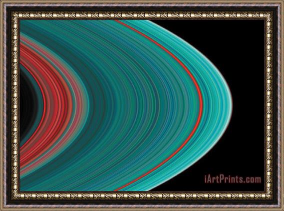 Others The Rings Of Saturn Framed Painting