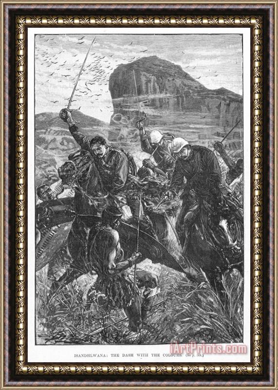 Others The Zulu War, 1879 Framed Painting