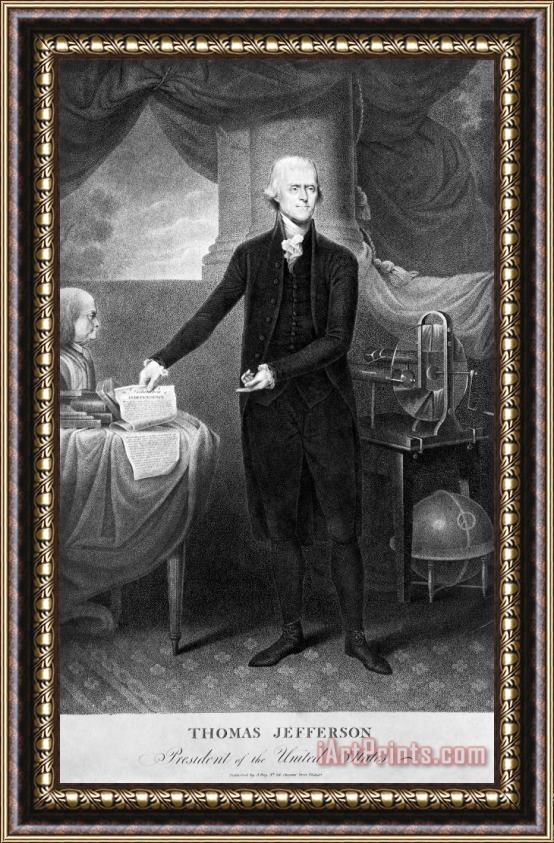 Others Thomas Jefferson (1743-1826) Framed Print