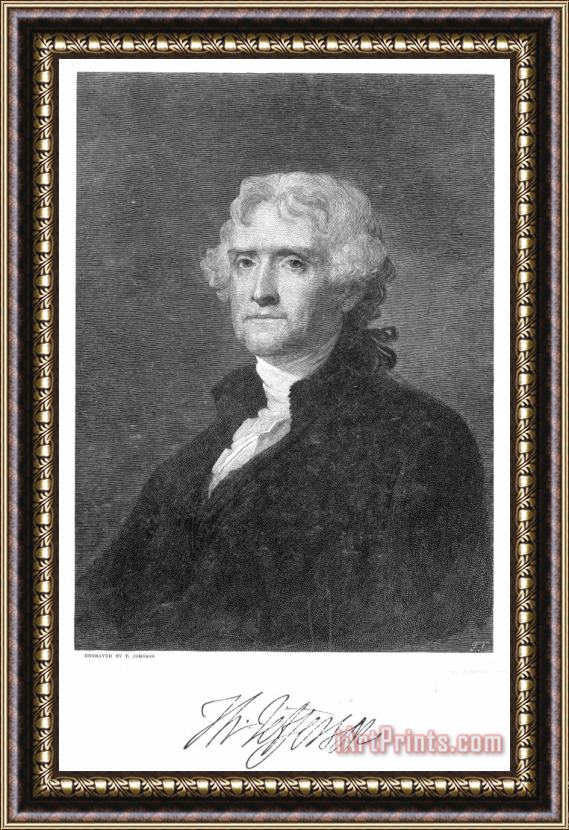 Others Thomas Jefferson (1743-1826) Framed Print