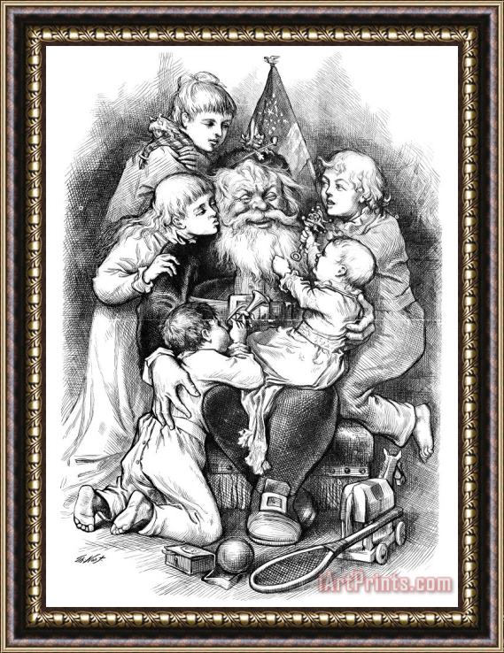 Others Thomas Nast: Santa Claus Framed Print