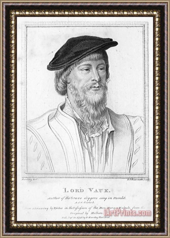 Others Thomas Vaux (1510-1556) Framed Print