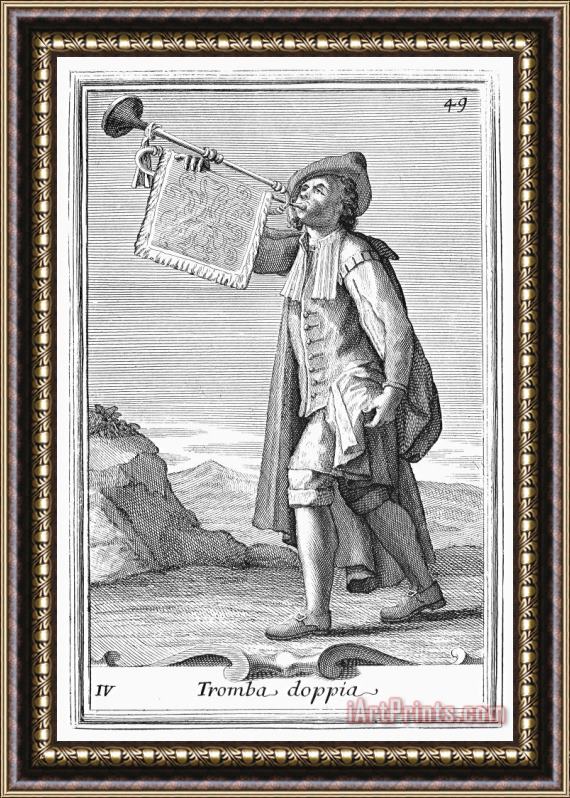 Others Trumpet, 1723 Framed Print