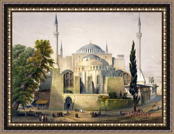 Others Turkey: Hagia Sophia, 1852 Framed Painting