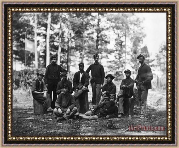 Others Union Soldiers Framed Print