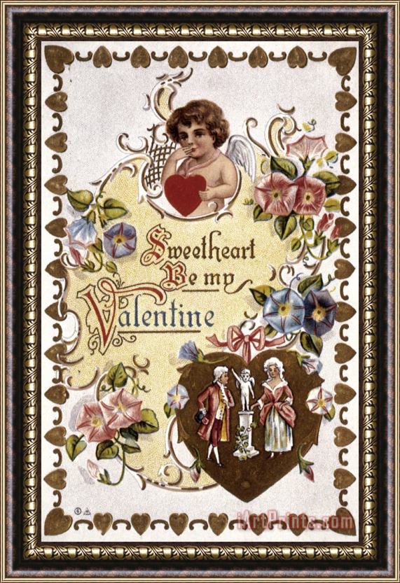 Others Valentines Day Card Framed Print